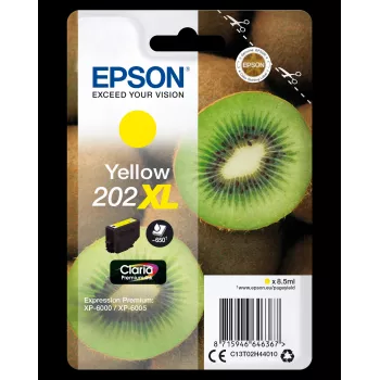 Epson Kiwi Singlepack Yellow 202XL Claria Premium tinte
