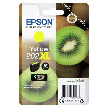 Epson Kiwi Singlepack Yellow 202XL Claria Premium tinte