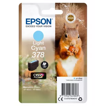 Epson Squirrel Singlepack Light Cyan 378 Claria Photo HD tinte