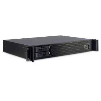 Servera korpuss Inter-Tech 1.5U-1528L Rack Melns