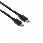 Club 3D CAC-2161 Mini DisplayPort 1.2 HBR2 kabelis, 4K, M/M, 2 m, melnā krāsā