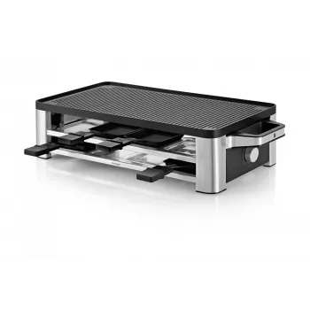 WMF Lono 0415040011 raclette grils 8 personām 1500 W Melns, Hroms