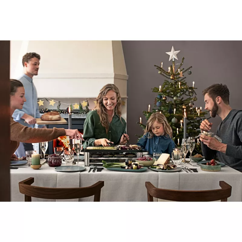 WMF Lono 0415040011 raclette grils 8 personām 1500 W Melns, Hroms