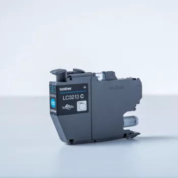 Brother LC3213C oriģinālā ciāna tintes kasetne (XL, 400 lpp.)