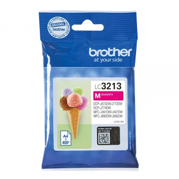 Brother LC3213M oriģinālā tintes kasetne, palielināta ietilpība (XL), fuksīna krāsa