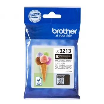 Brother LC3213BK oriģinālā melnā tintes kasetne, 1 gab.