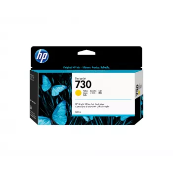HP 730 130 ml dzeltenā tintes kasetne DesignJet