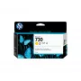 HP 730 130 ml dzeltenā tintes kasetne DesignJet