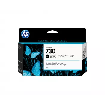 HP 730 130 ml Photo Black DesignJet oriģinālā kasetne (P2V67A)
