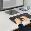 Bezvadu tastatūras un peles komplekts Logitech MK540 Advanced — pilna izmēra QWERTY tastatūra, USB uztvērējs, US izkārtojums, ergonomiska pele, melns/balts