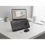 Bezvadu tastatūras un peles komplekts Logitech MK540 Advanced — pilna izmēra QWERTY tastatūra, USB uztvērējs, US izkārtojums, ergonomiska pele, melns/balts