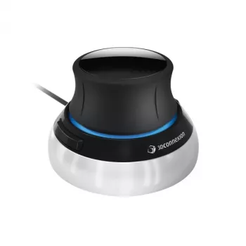 3D pele 3Dconnexion SpaceMouse Compact melna pelēka viegls dizains ērta navigācija