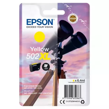 Tintes kasetne EPSON 502XL Dzeltena C13T02W44010