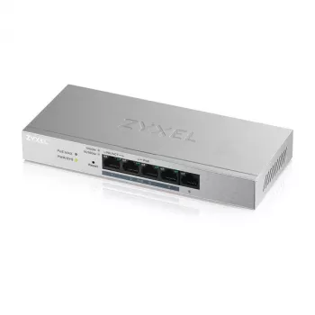 Zyxel GS1200-5HP v2 pārvaldāms Gigabit Ethernet (10/100/1000) PoE slēdzis, pelēks