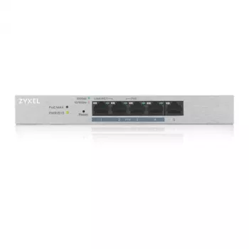 Zyxel GS1200-5HP v2 pārvaldāms Gigabit Ethernet (10/100/1000) PoE slēdzis, pelēks