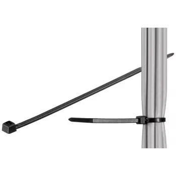 Noplēšamā kabeļu saite Goobay 17069 Melna 200mm