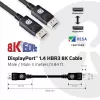 CLUB3D DisplayPort 1.4 HBR3 8K 28AWG kabelis M/M 3m