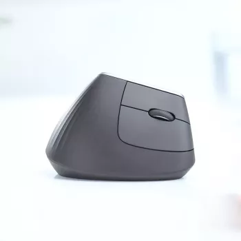 Ergonomiska bezvadu pele Logitech MX Vertical, 4000 DPI, RF Bezvadu + Bluetooth, labā roka, Graphite