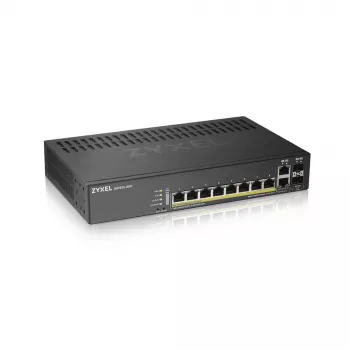 Zyxel GS1920-8HPV2 pārvaldāms Gigabit Ethernet PoE slēdzis, 8 porti, melns