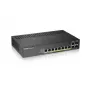 Zyxel GS1920-8HPV2 pārvaldāms Gigabit Ethernet PoE slēdzis, 8 porti, melns
