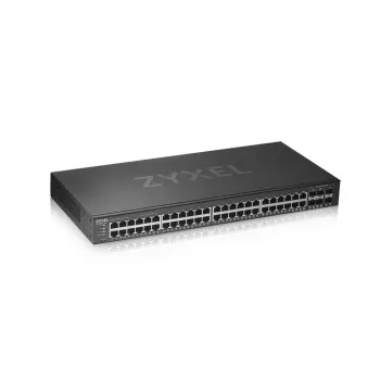 Zyxel GS1920-48V2 pārvaldāms Gigabit Ethernet slēdzis (10/100/1000) Melns