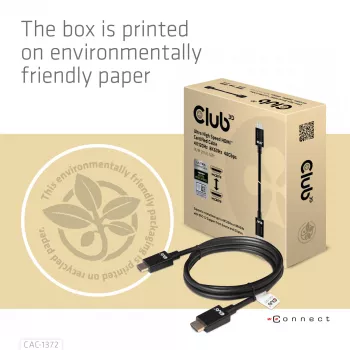 CLUB3D Ultra High Speed HDMI 2.1 kabelis 48Gbps 2m