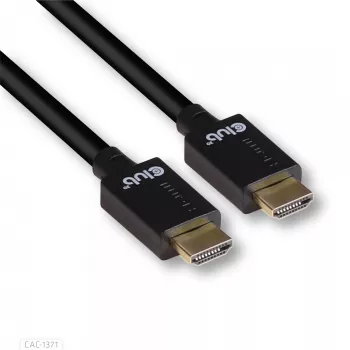 CLUB3D Ultra High Speed HDMI 2.1 kabelis 4K120Hz, 8K60Hz sertificēts 48Gbps M/M 1 m