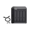 QNAP TR-004 4 nodalījumu - 2.5/3.5 collas - Serial ATA II - 0,1,5,10,JBOD - 3.2 Gen 1 (3.1 Gen 1) - USB Type-C korpuss