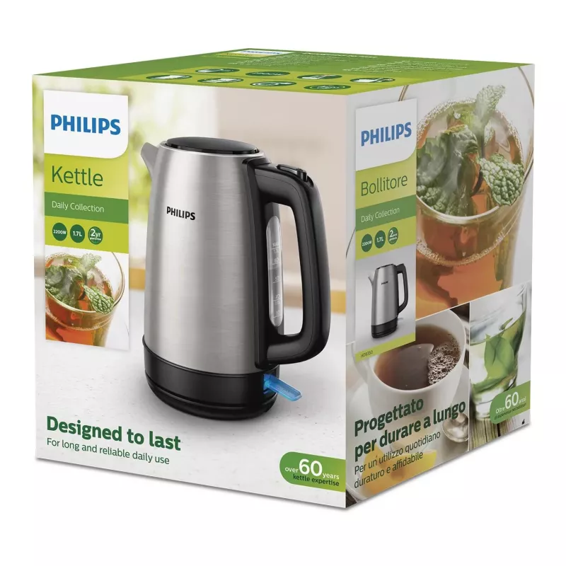 Philips Daily Collection HD9350/90 elektriskā tējkanna 1.7 L 2200 W