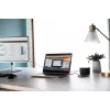 HP USB Fingerprint Mouse, abpusējs, USB Type-A, Melns