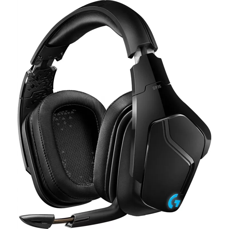 LOGITECH G935 Bezvadu 7.1 Surround Sound Lightsync Gaming Austiņas - 2.4GHz