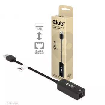 CLUB3D USB 3.2 Gen1 Type-A uz RJ45 2.5Gbps tīkla adapteris
