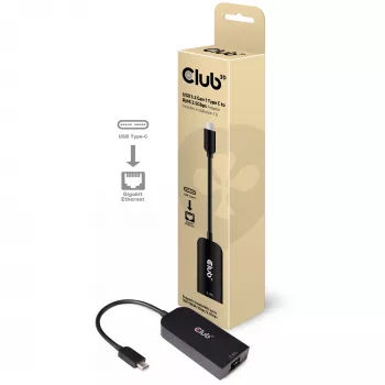 CLUB3D USB 3.2 Gen1 Type-C uz RJ45 2.5Gbps Adapteris