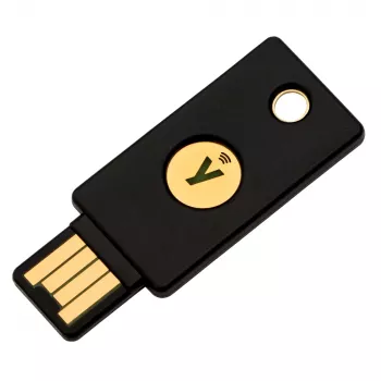 YUBICO YubiKey 5 NFC — fiziskā drošības atslēga