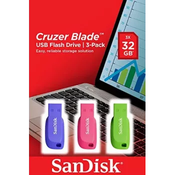 USB zibatmiņa SanDisk 32GB USB Type-A 2.0 Cruzer Blade