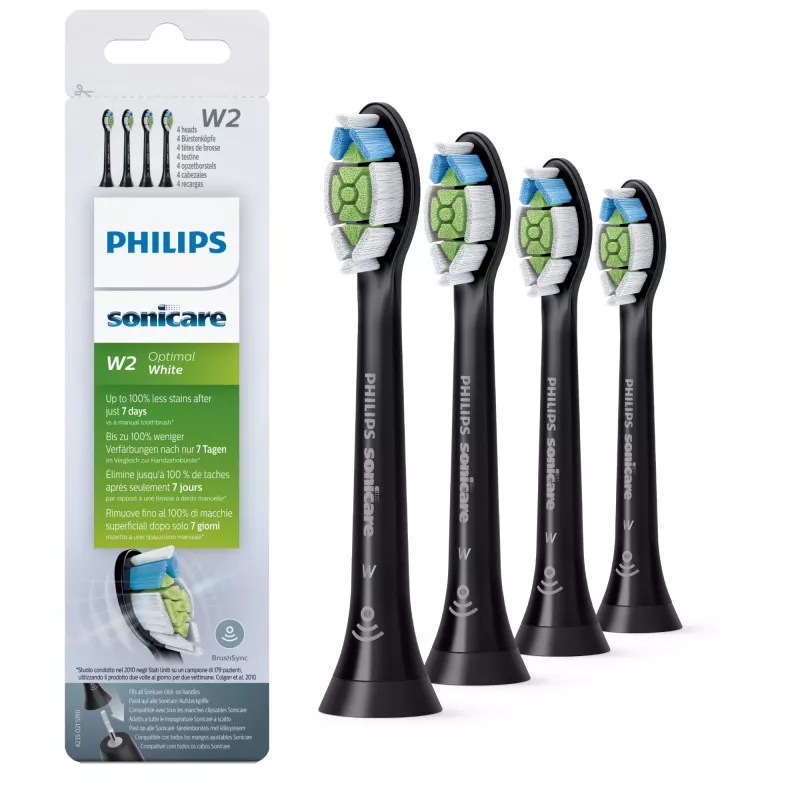 Philips W Optimal White HX6064/11 4-pack soniskās zobu birstes uzgaļi