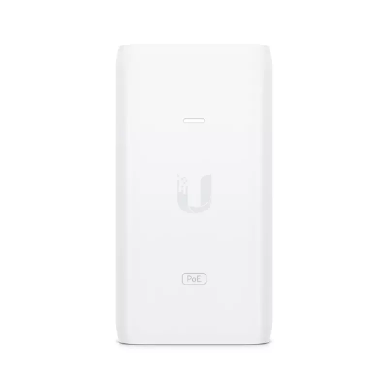 Ubiquiti U-POE-AF PoE injektors, 802.3af, 48 V, 15 W, Gigabit Ethernet, baltā krāsā