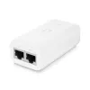 Ubiquiti U-POE-AF PoE injektors, 802.3af, 48 V, 15 W, Gigabit Ethernet, baltā krāsā