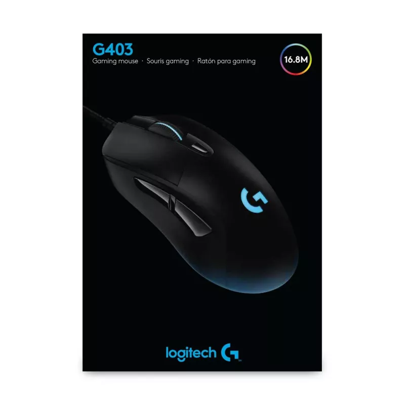 LOGITECH G403 Hero Gaming Pele USB Melna EWR2