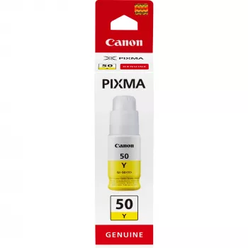 Canon GI-50 Y, augstas ražības tintes pudele, dzeltena