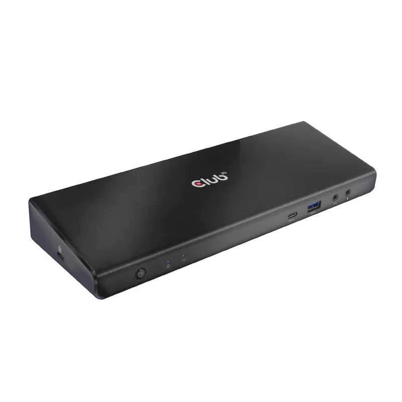 CLUB3D CSV-1562 USB-C 3.2 Gen1 Universāla Triple 4K30Hz Dokošanas stacija ar DisplayLink