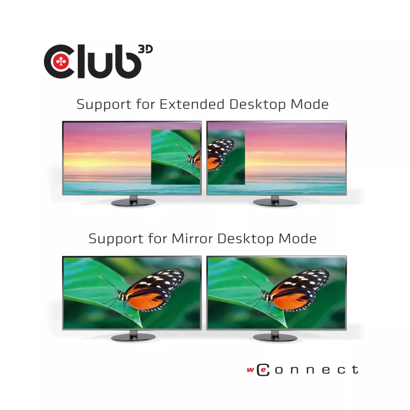 CLUB3D CSV-1562 USB-C 3.2 Gen1 Universāla Triple 4K30Hz Dokošanas stacija ar DisplayLink