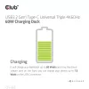 CLUB3D CSV-1562 USB-C 3.2 Gen1 Universāla Triple 4K30Hz Dokošanas stacija ar DisplayLink