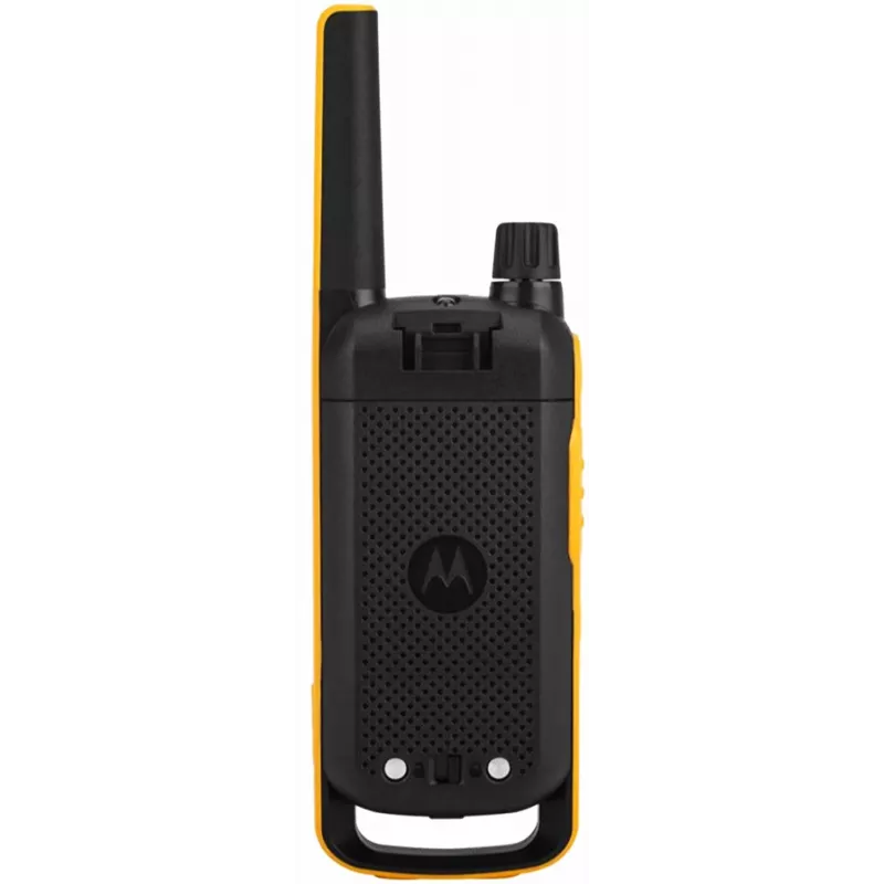 Divvirzienu radio Motorola Talkabout T82 Extreme Quad Pack — 4× PMR raidītāji, 16 kanāli, IPX4, 500 mW, NiMH uzlādējams, micro-USB