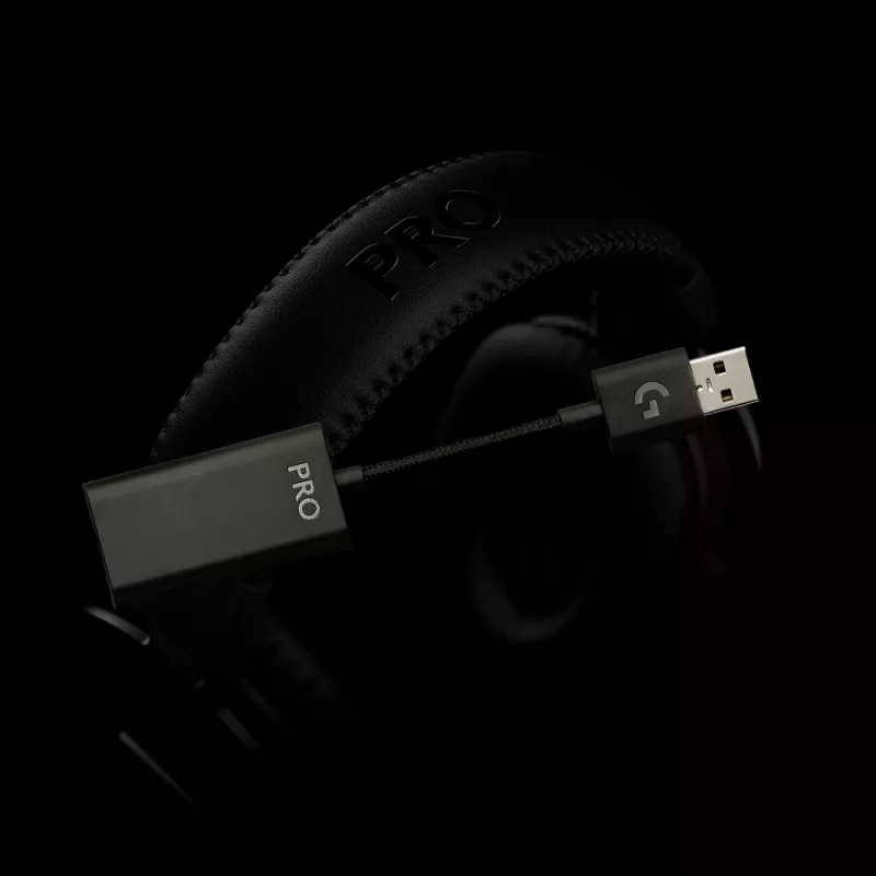 LOGITECH G Pro X Gaming-aussieres - 3.5mm - Melna