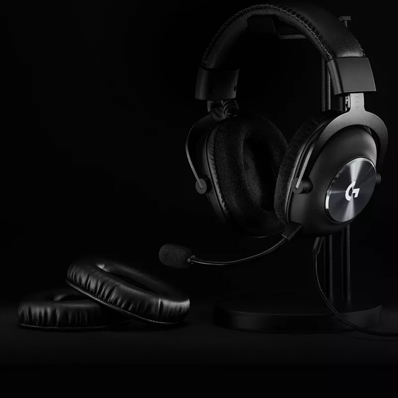 LOGITECH G Pro X Gaming-aussieres - 3.5mm - Melna