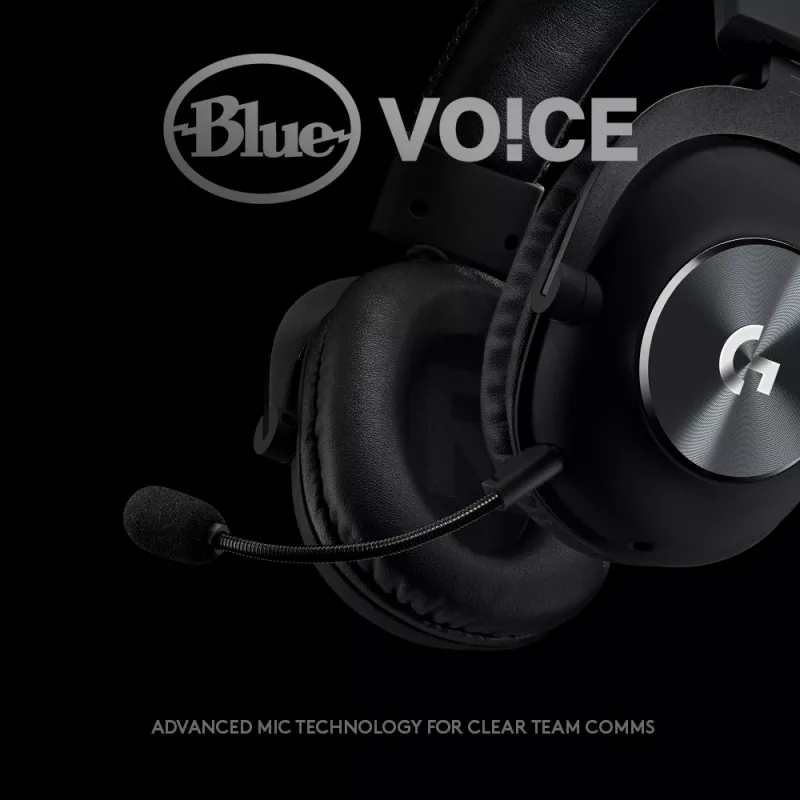 LOGITECH G Pro X Gaming-aussieres - 3.5mm - Melna