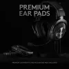 LOGITECH G Pro X Gaming-aussieres - 3.5mm - Melna