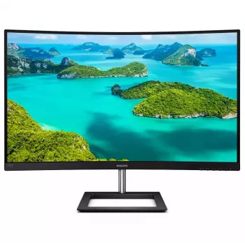 Philips E Line 322E1C/00 dators monitors 80 cm (31,5 collu) 1920 x 1080 pikseļi Full HD LCD Melns