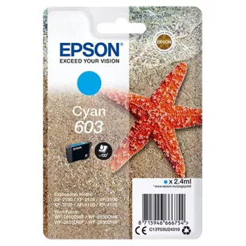 Epson C13T03U24010 tintas kasetne 1 gab. Oriģināla Standarta ražība Ciāna